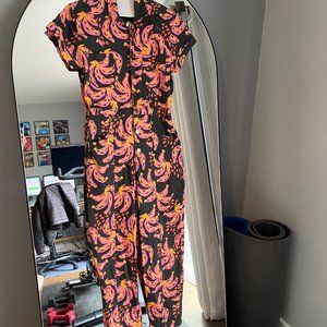 Mixed by Nasrin Pink 'Nana Jumpsuit size Small